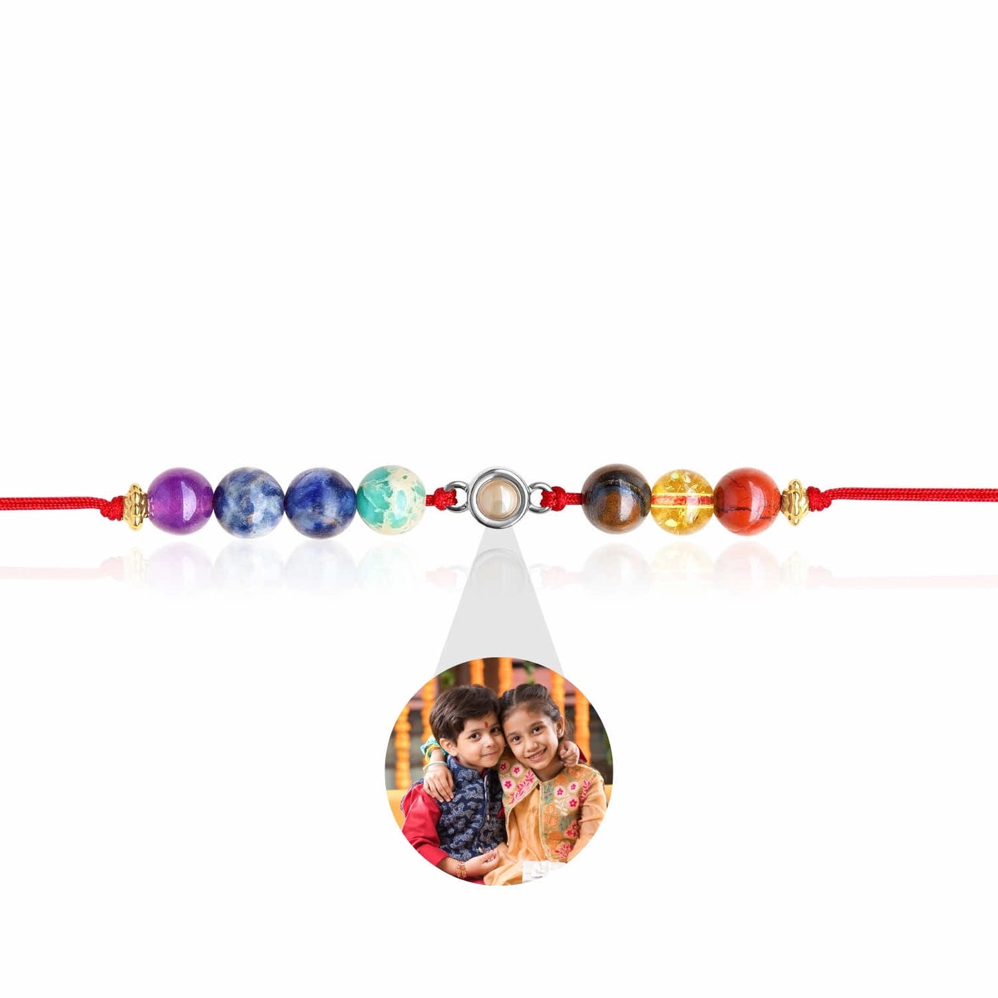 7 Chakra Photo Projection Rakhi