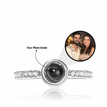 Timeless Love Photo Projection Women's Ring