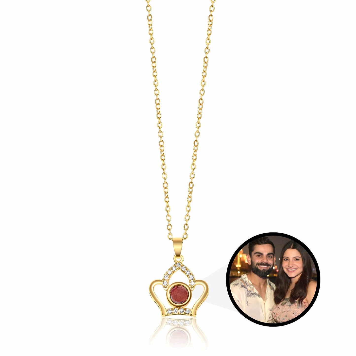 Crown Color Photo Pendent