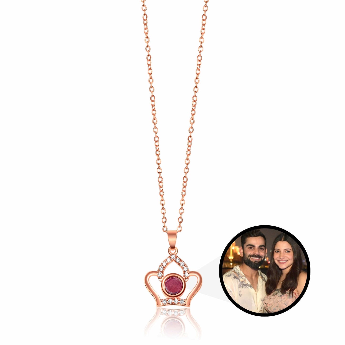 Crown Color Photo Pendent