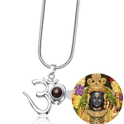 OM Pendant with  Shree Ram Photo