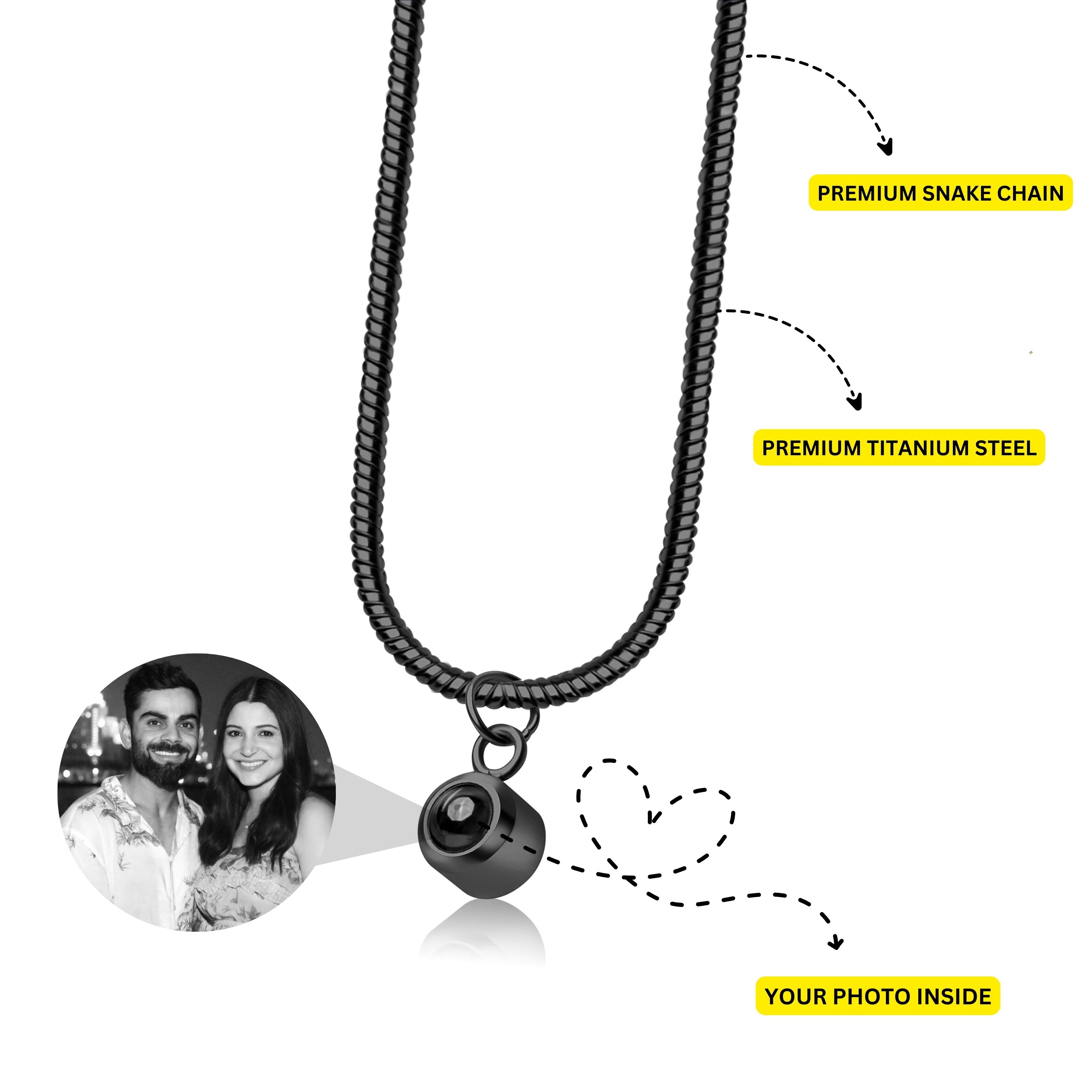 Buy EMPORIO ARMANI Stylish Black Necklace EGS2872001 | Shoppers Stop