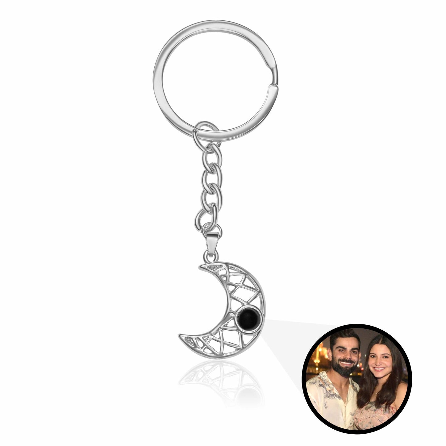 Moon Projection Key Chain