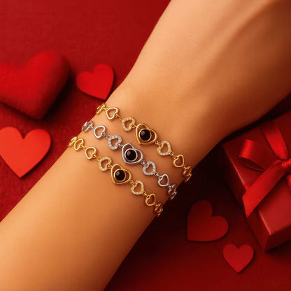 Chain of Hearts – Photo Projection Bracelet