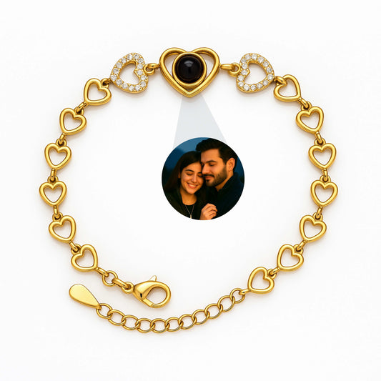 Chain of Hearts – Photo Projection Bracelet