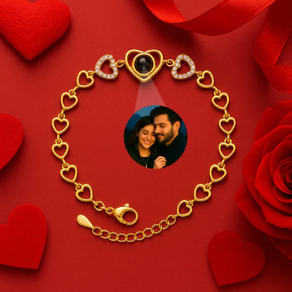 Chain of Hearts – Photo Projection Bracelet