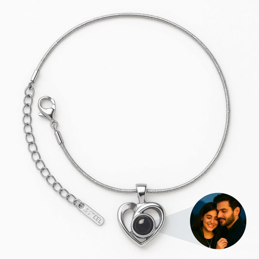 Curve Heart – Photo Projection Bracelet
