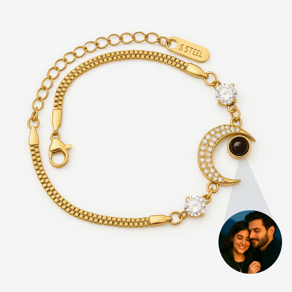 Crescent Moon – Photo Projection Bracelet