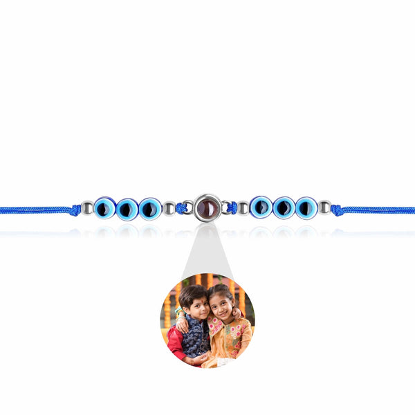 Evil Eye Photo Projection Rakhi