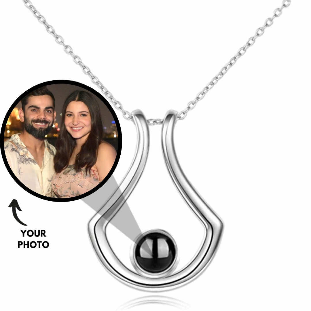 U Shape Photo Pendant