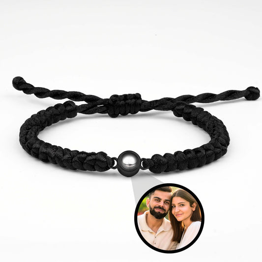 Braided Color Photo Bracelet