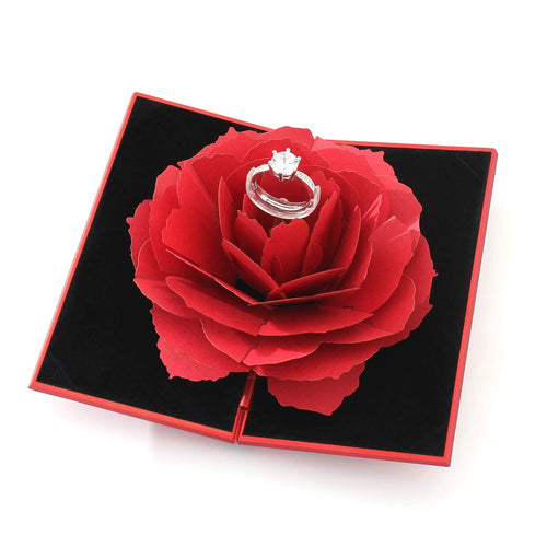 Premium Rose Box  For Ring ( This is Only Box )