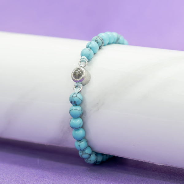 Color Photo Bead Bracelet - Photo Jewels