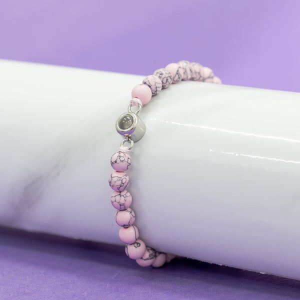 Color Photo Bead Bracelet - Photo Jewels