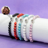 Color Photo Bead Bracelet - Photo Jewels
