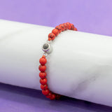 Color Photo Bead Bracelet - Photo Jewels