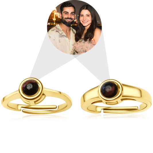 Couple Color Photo Ring - Photo Jewels