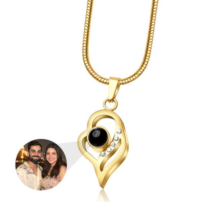 Dazzling Color Photo Heart Pendant - Photo Jewels