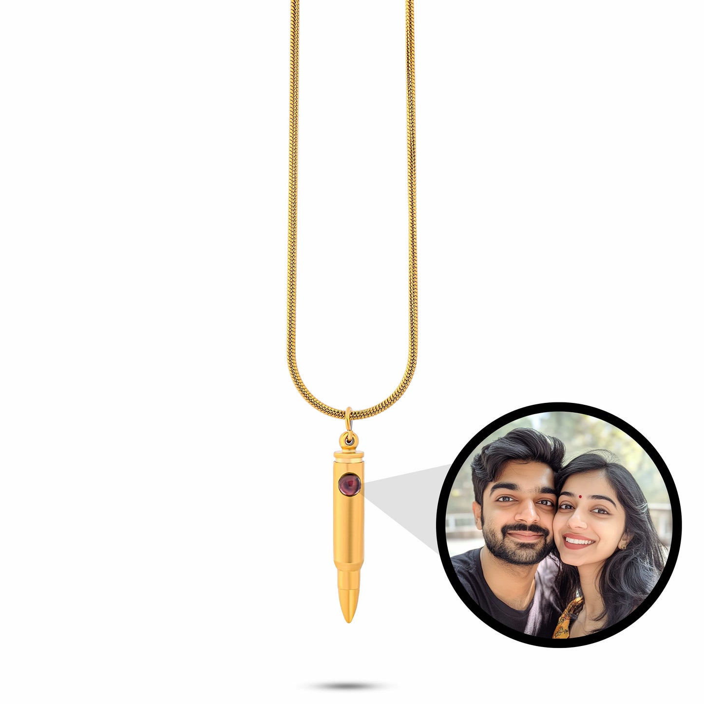 Love in a Bullet Pendant