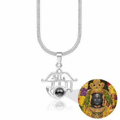 Shree Ram Pendant with Ayodhya Ram ji Photo - Divine Jewels
