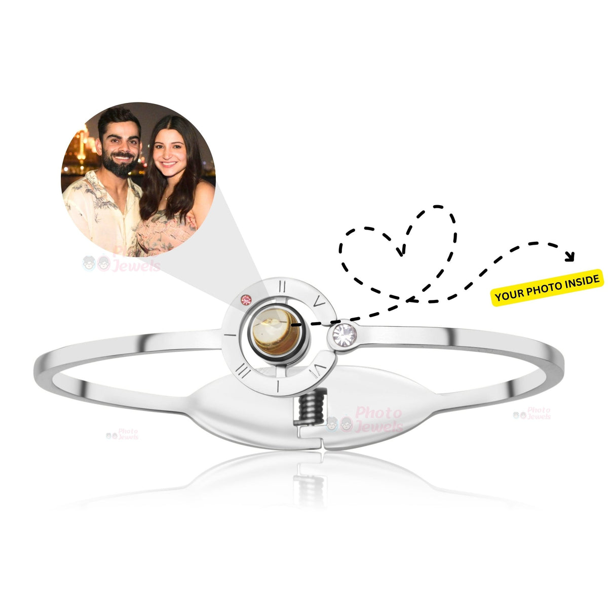 Women's Arrow Color Photo Bracelet - Photo Jewels