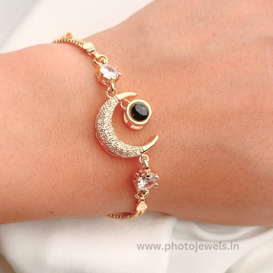 Women's Color Moon Photo Bracelet - Photo Jewels